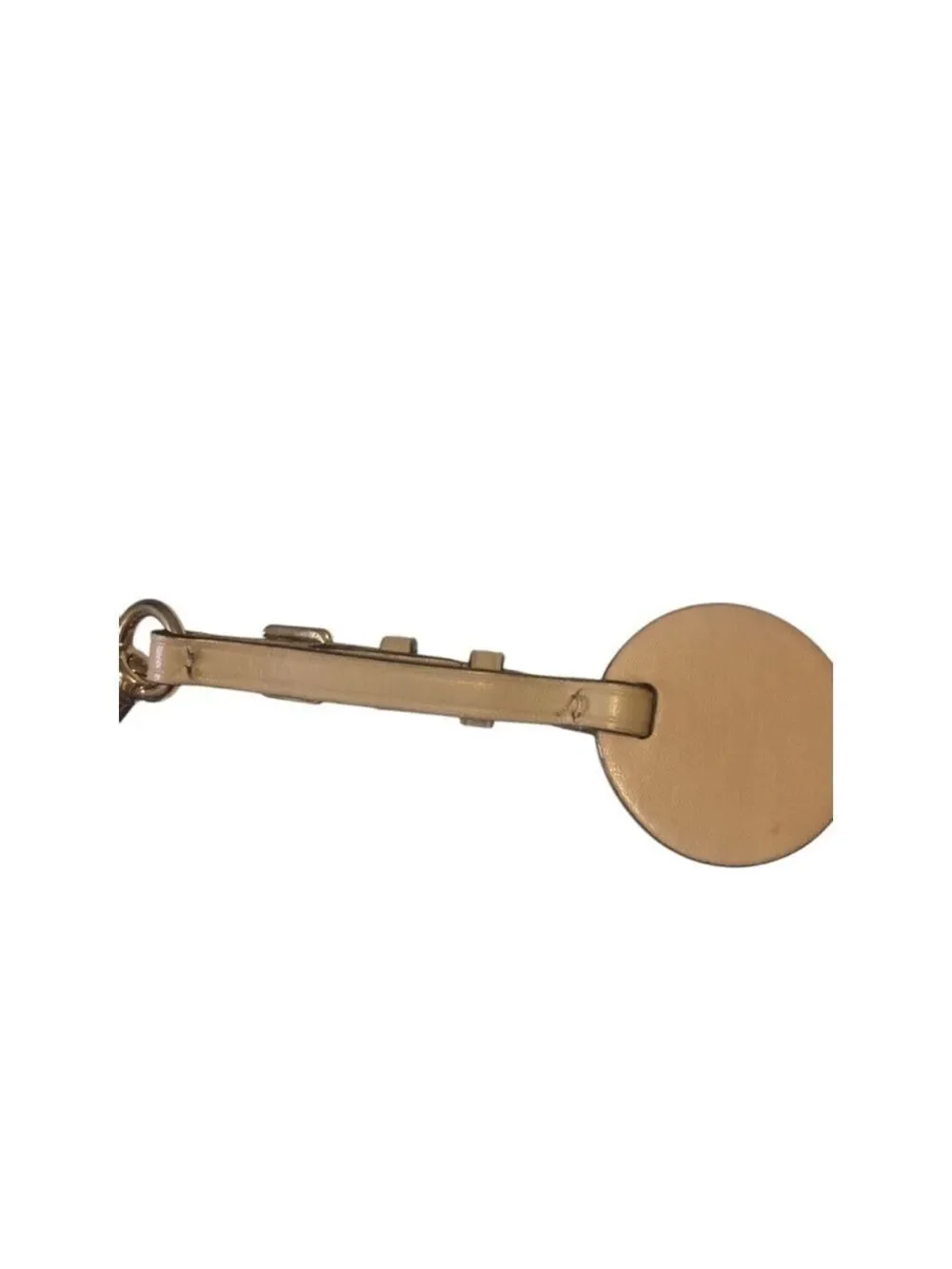 Michael Kors Beige & Gold Bag Charm